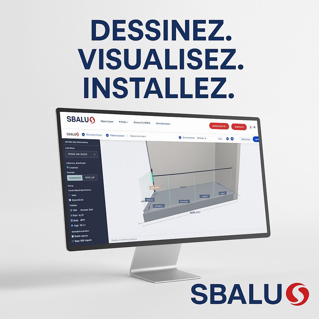 Configurateur 3D de garde-corps en ligne SBalu