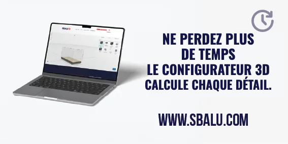 Configurateur 3D SBalu : calculez votre garde-corps en verre sur mesure
